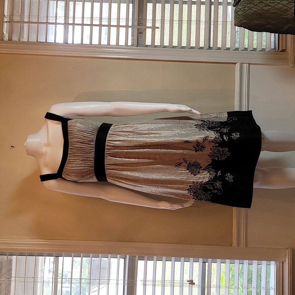 SLEEVELESS DRESS BY SL FASHIONS, SZ 8
